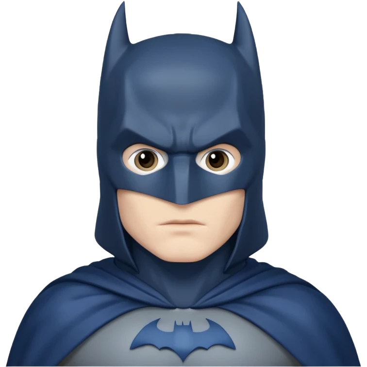Batman not black emoji