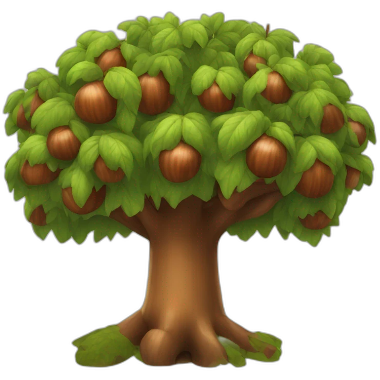 Chestnut tree emoji