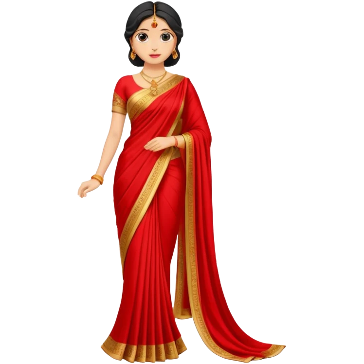 saree red emoji