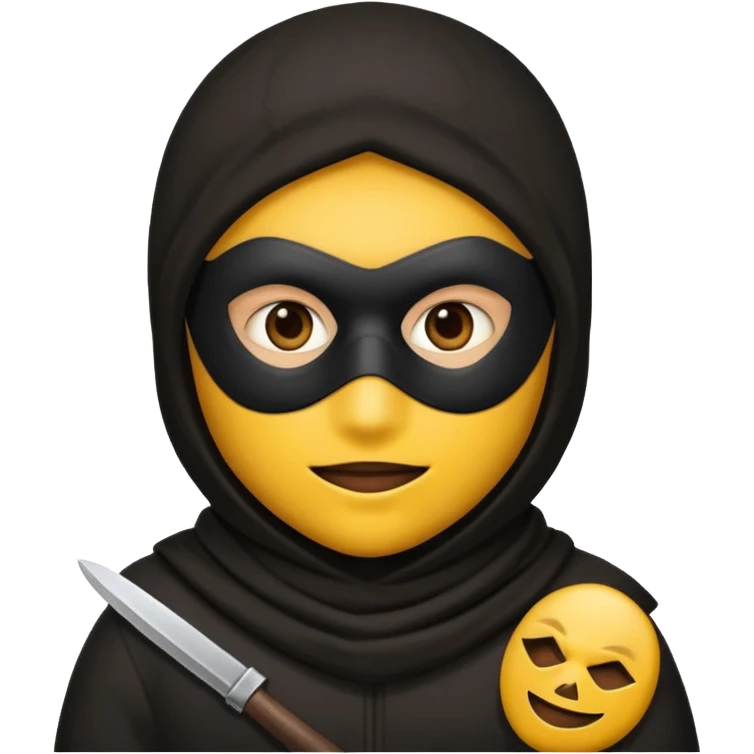 A theif robber emoji emoji