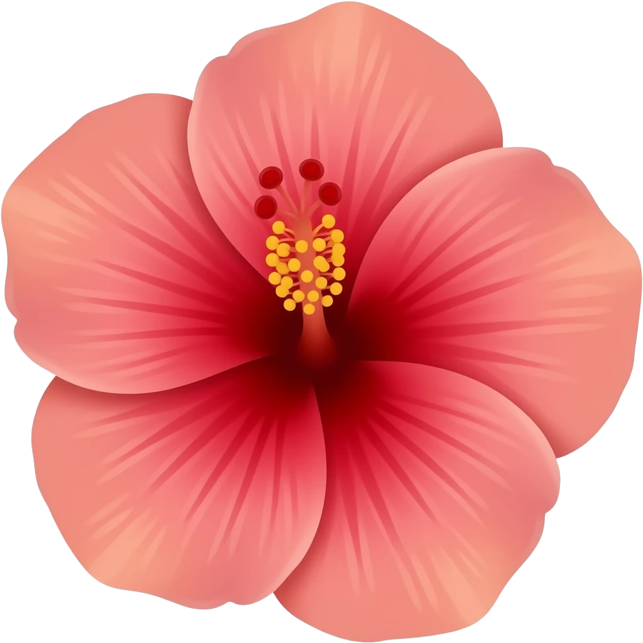 Hibiscus flor emoji