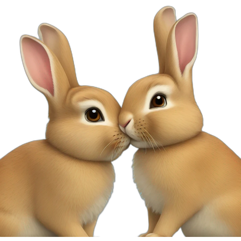 Rabbit kiss  emoji