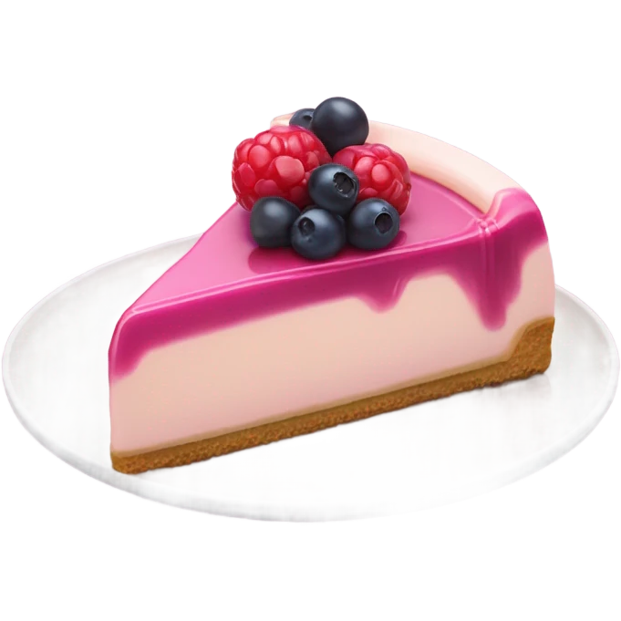 Cheesecake pink emoji