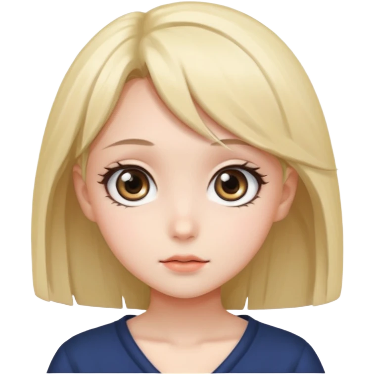 Anime girl emoji