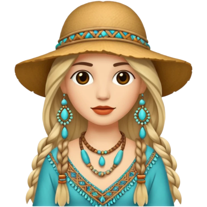 boho fashion emoji