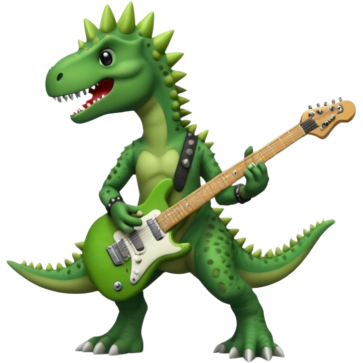 rocker dinosaur emoji