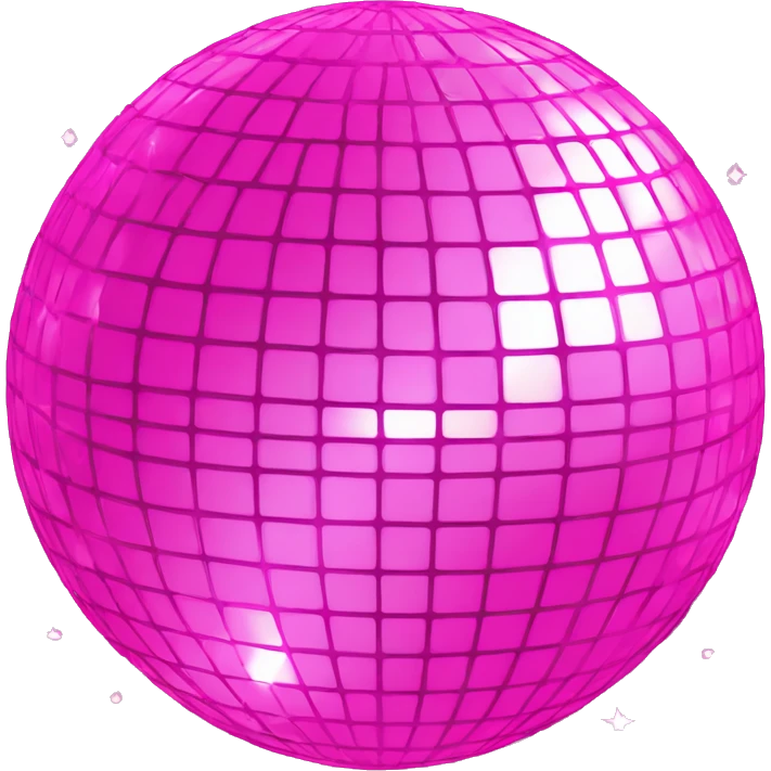 pink disco ball  emoji