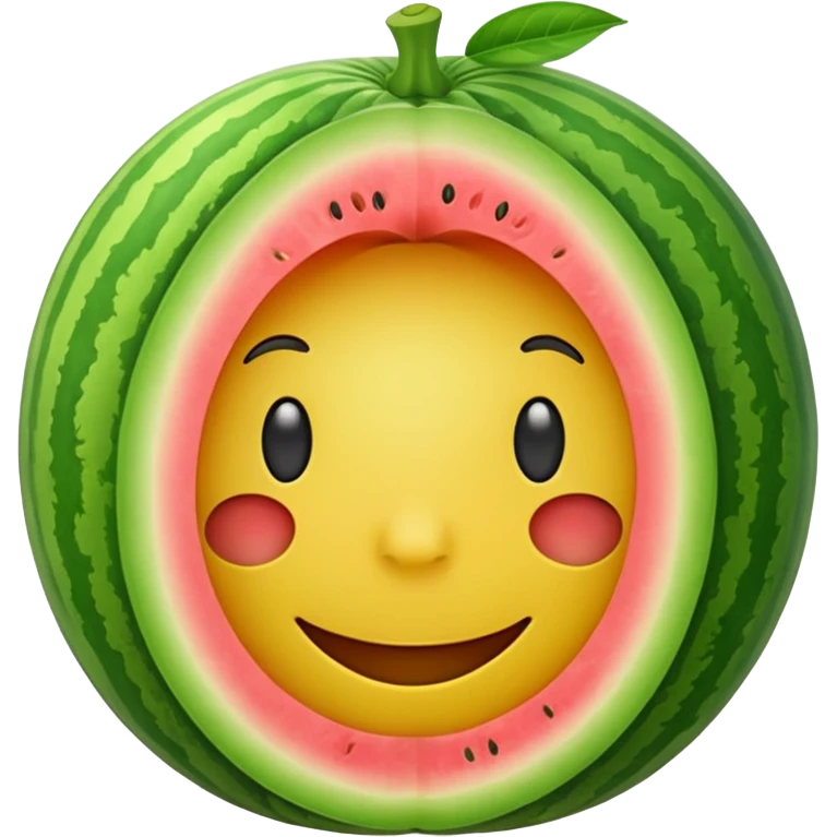 smiling melon emoji