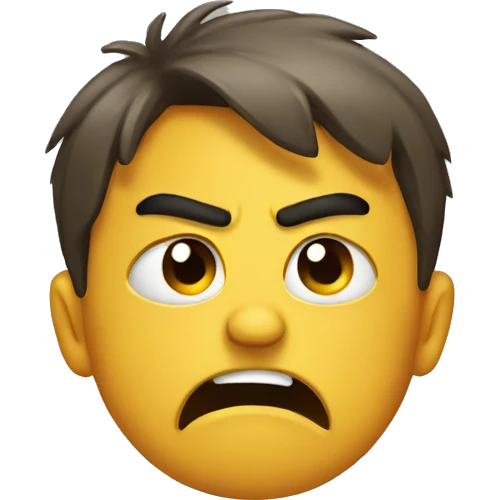 Angry crying emoji emoji