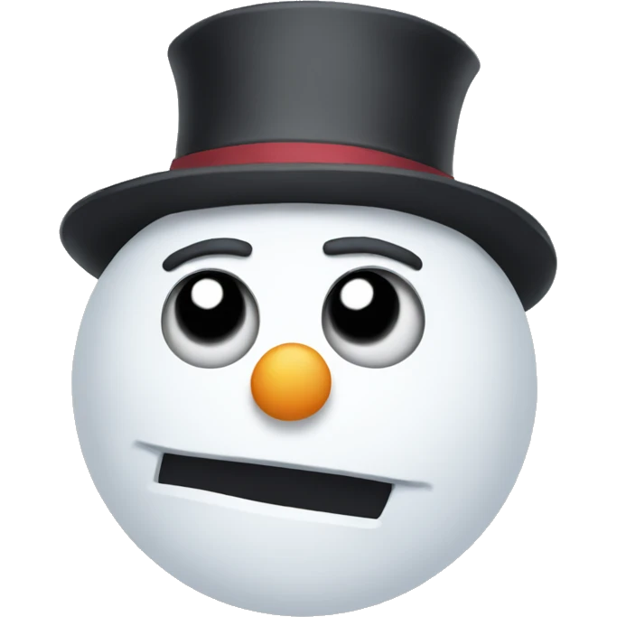bad snowman  emoji