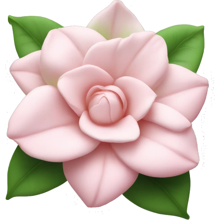 Light pink gardenia detailed emoji