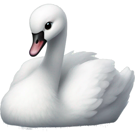 Baby swan  emoji