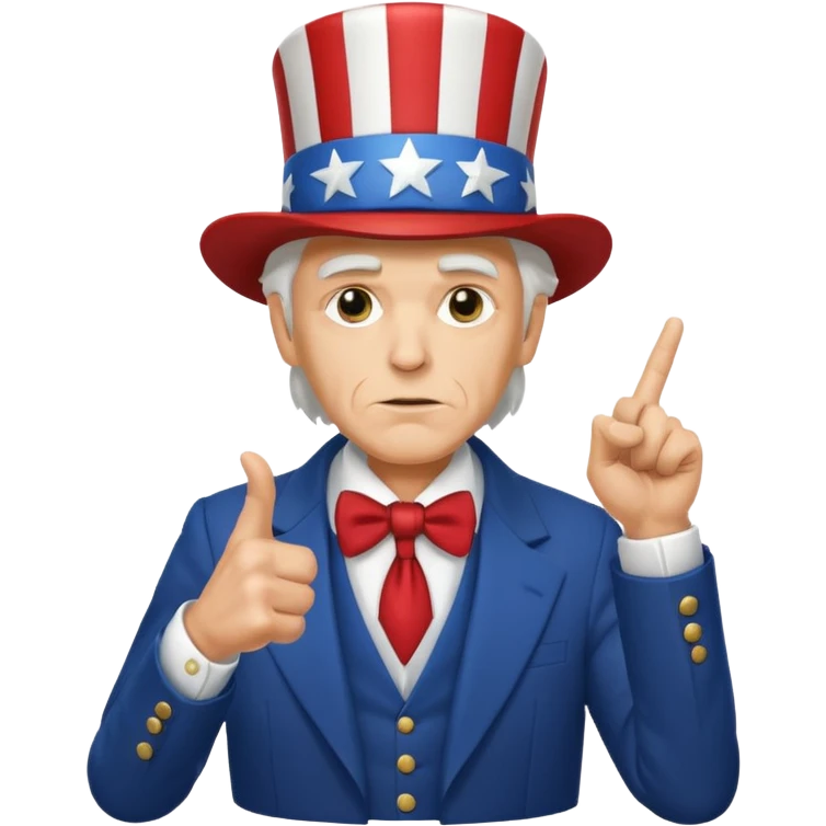 onkel sam pointing emoji
