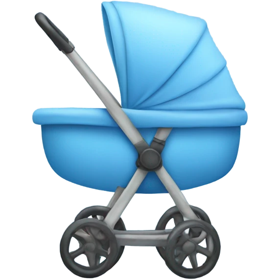 blue stroller emoji
