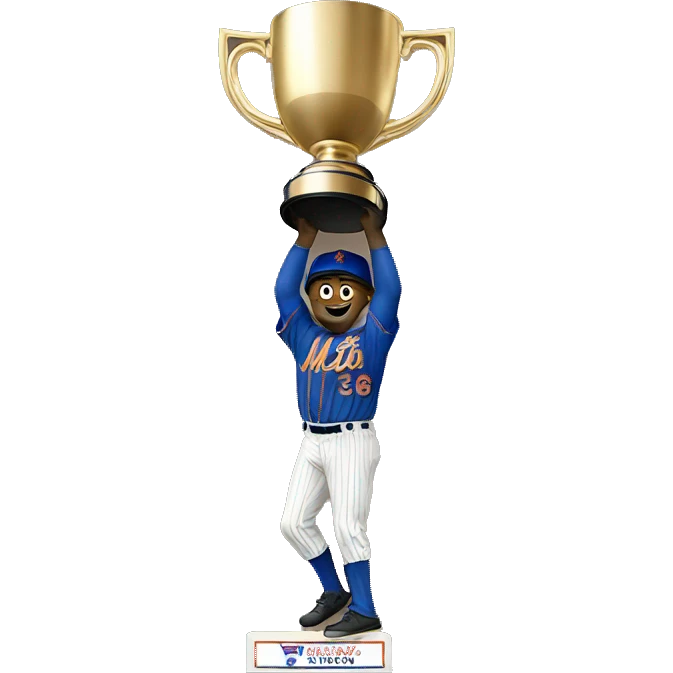 Mets with trophy emoji