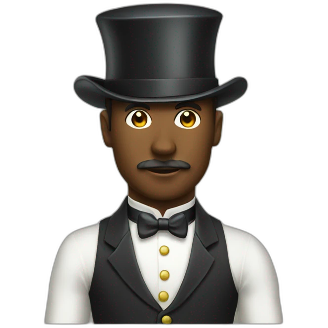 jockey with a monocle emoji