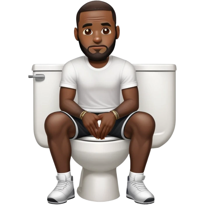 lebron on the toilet emoji