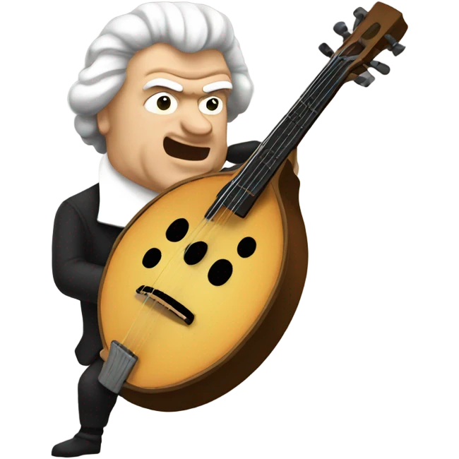 Beethoven explosion banjo emoji