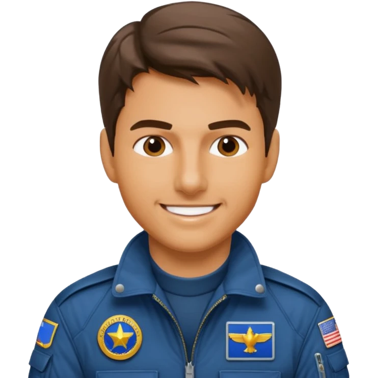 tom cruise in top gun emoji