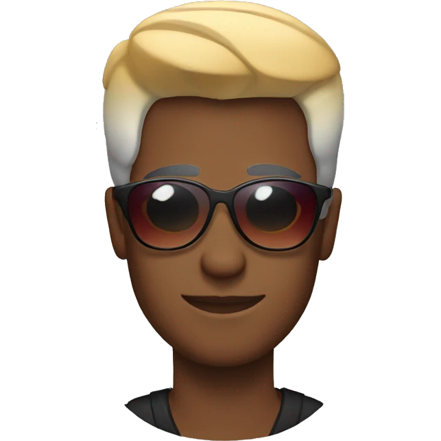 Gay wearing sunglasses  emoji
