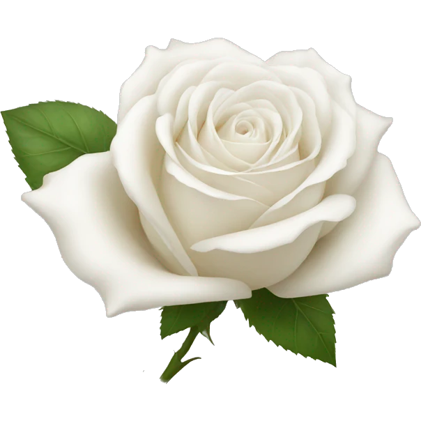 white rose emoji