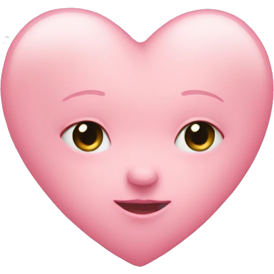 Baby pink heart emoji