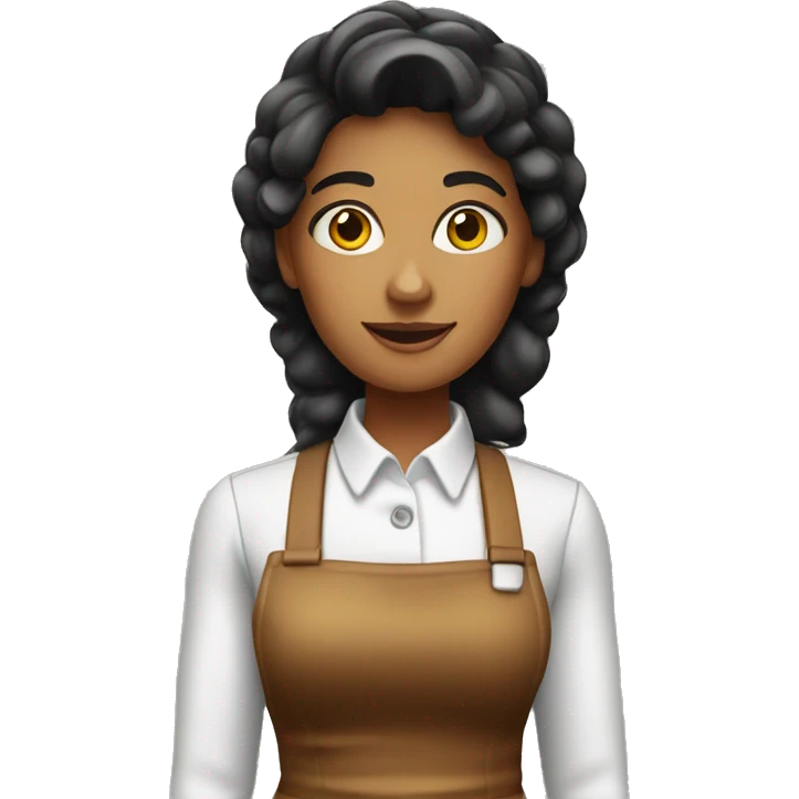 Burger restaurant waitress emoji