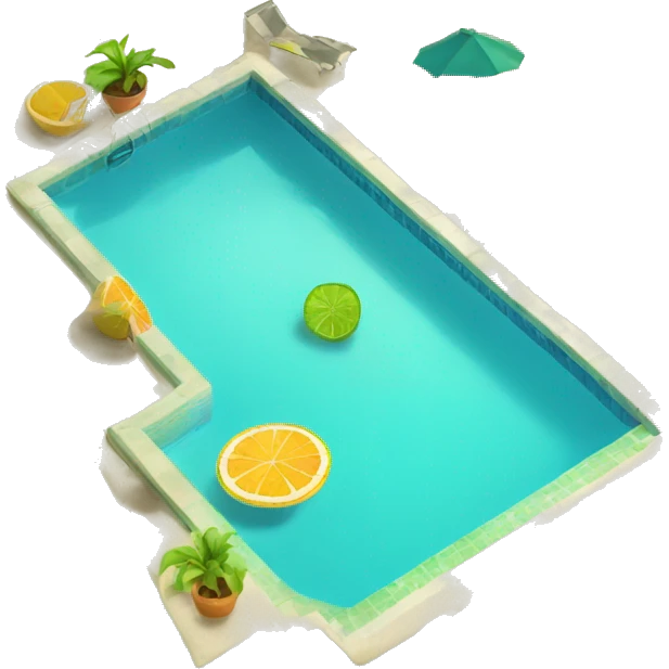 pool and mojito emoji
