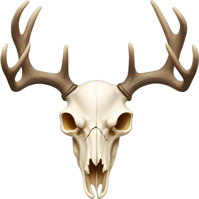 Deer skull emoji