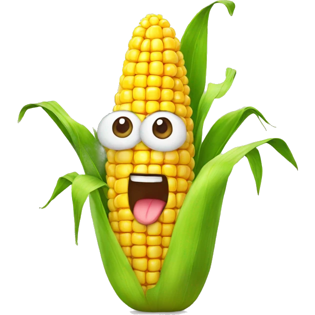 Corn cheering emoji