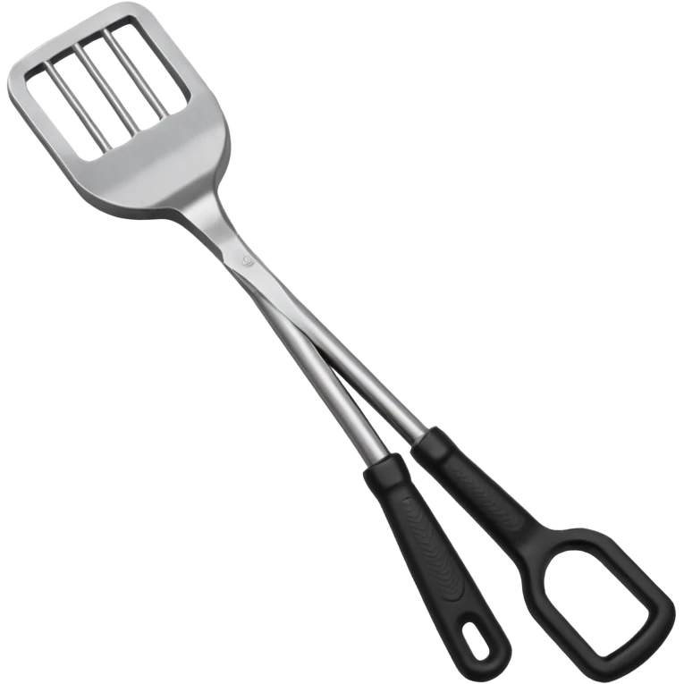 BBQ Tools with Black Plastic Handles emoji