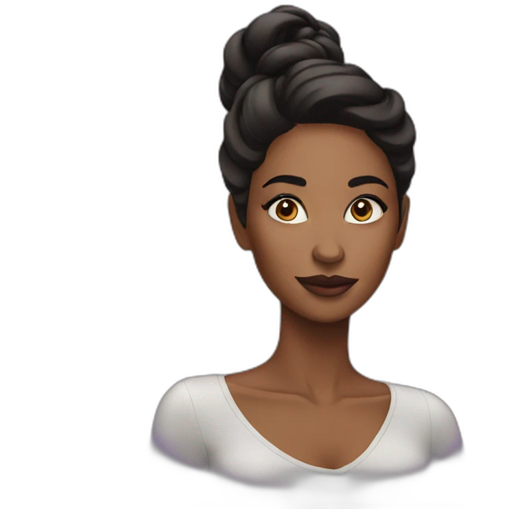 woman doing makeup emoji