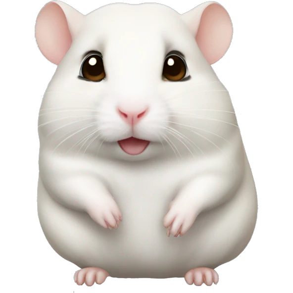 Arab white kandura head male hamster emoji