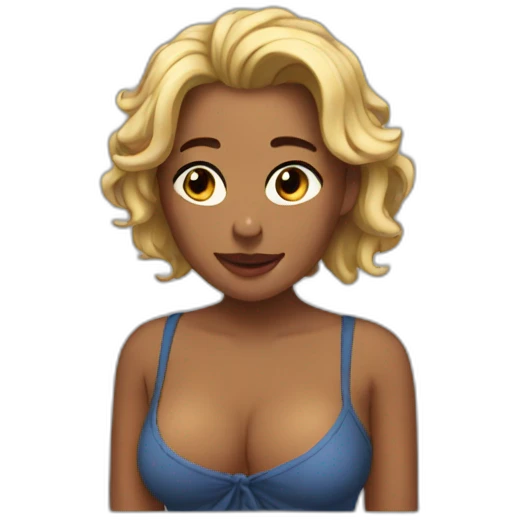 Not boob emoji