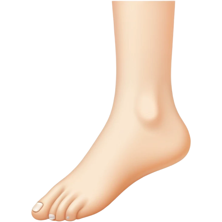 elegant foot emoji
