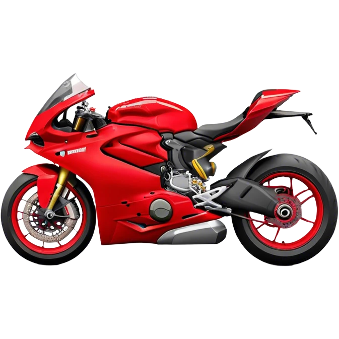 Ducati Panigale (Sportbike) - Ducati Panigale V4 (Model Year: 2022) (Iconic colour: Red) emoji