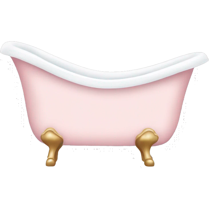 light pink bathtub  emoji