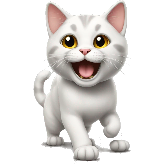 British cat having fun emoji