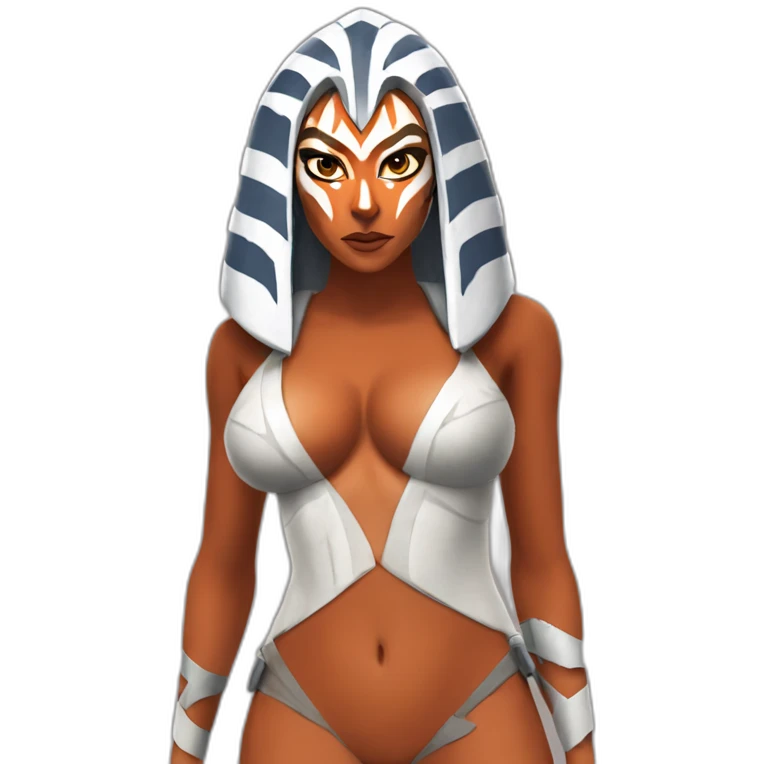 voluptuous ahsoka tano lingerie emoji