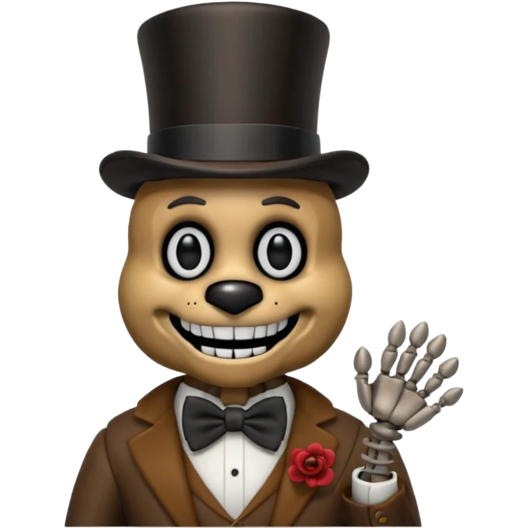 Make Freddy from fnaf emoji