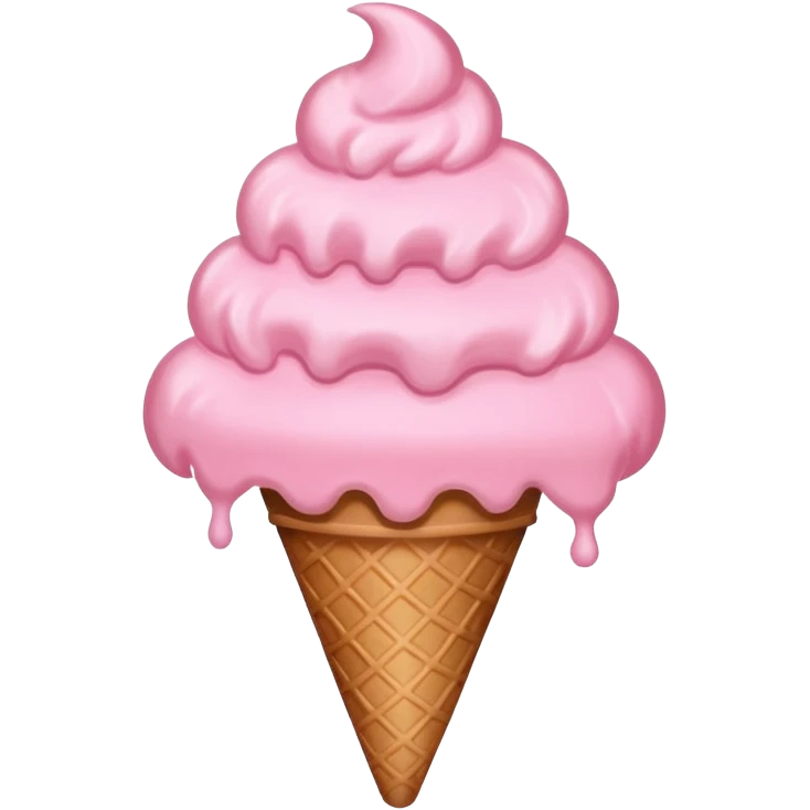 ice cream cotton candy emoji