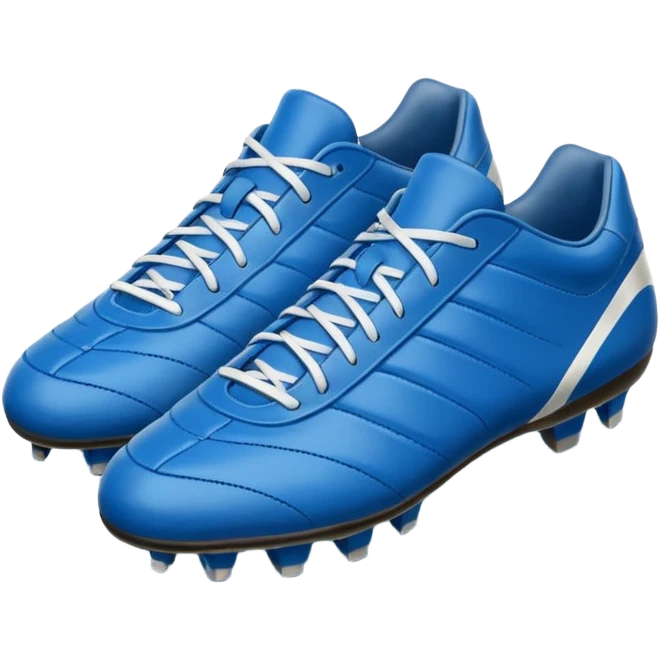 blue football shoes emoji