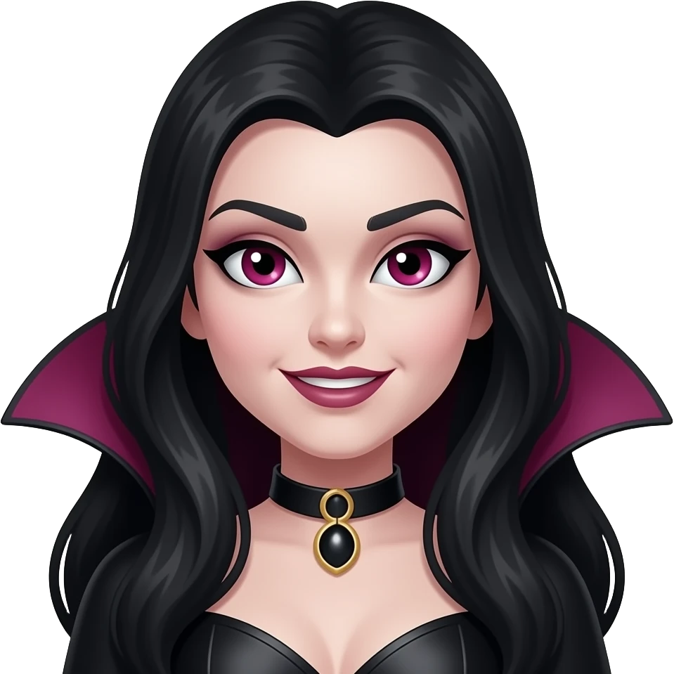Lady Vampire from Holiday Characters emoji