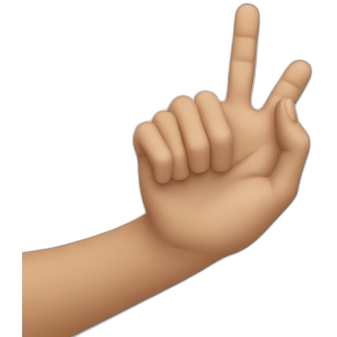 hand pressing button emoji