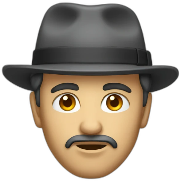 un homme deprimé emoji