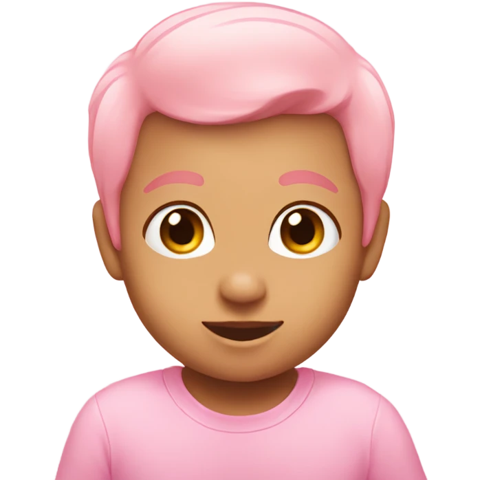 a baby pink hear emoji emoji