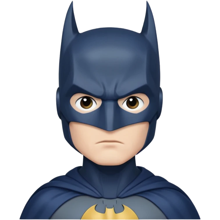 Batman not black emoji