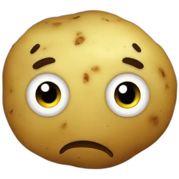 Potato face emoji