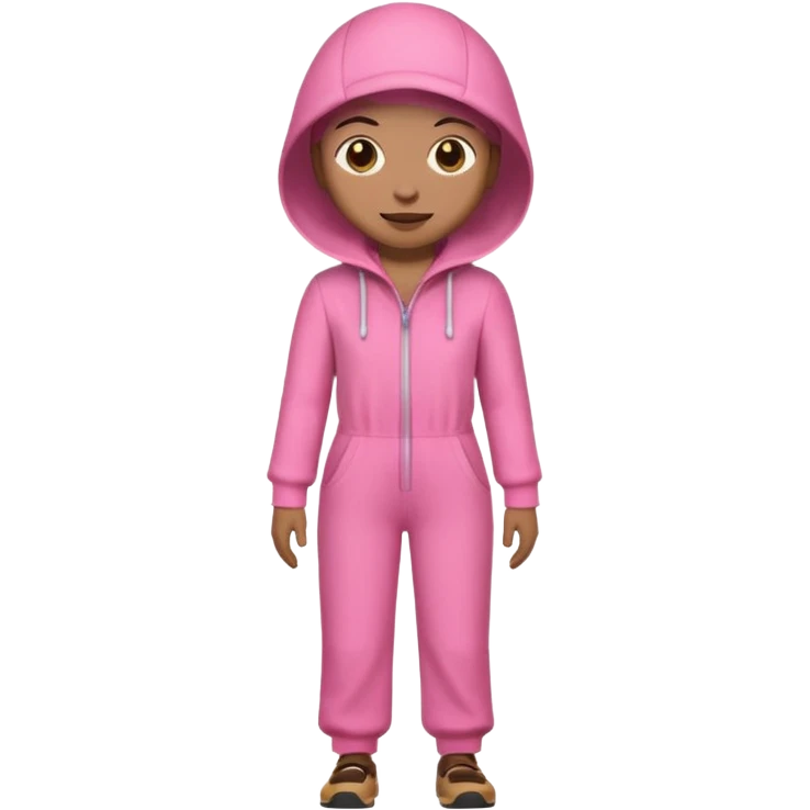 Pink jumpsuit emoji