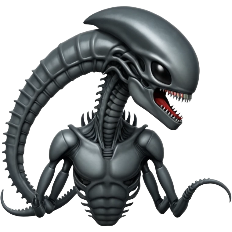 gray xenomorph from movie alien emoji